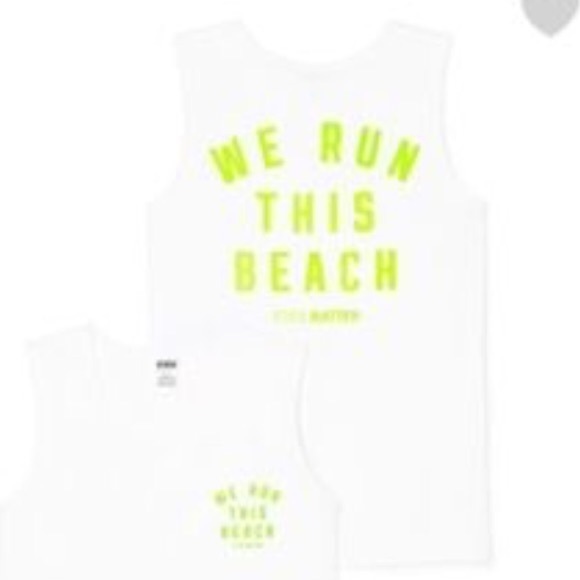 Victoria’s Secret Pink We Run This Beach Tank - Picture 3 of 3